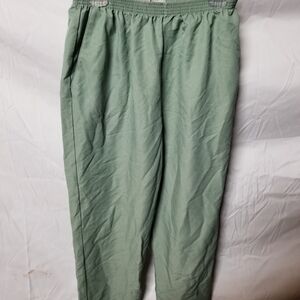 Alfred Dunner Sage Green Drawstring Joggers